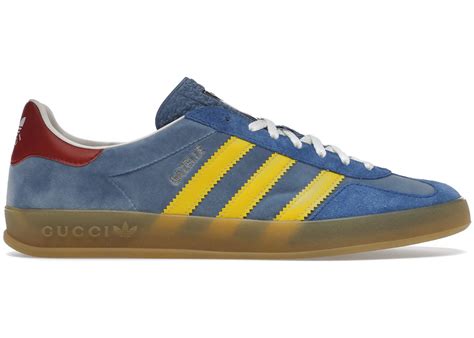 gucci gazelle blue yellow|adidas x gazelle blue.